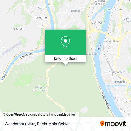 Карта Wanderparkplatz