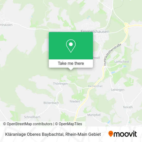Карта Kläranlage Oberes Baybachtal