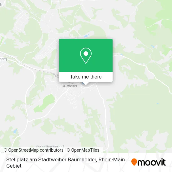 Карта Stellplatz am Stadtweiher Baumholder