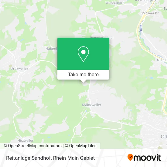 Карта Reitanlage Sandhof