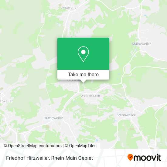 Карта Friedhof Hirzweiler