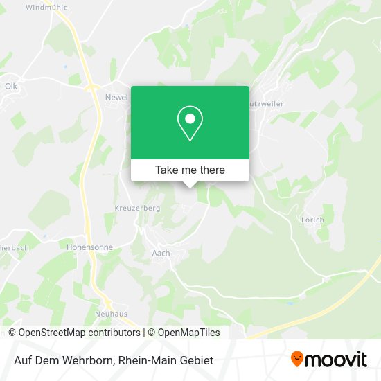 Карта Auf Dem Wehrborn