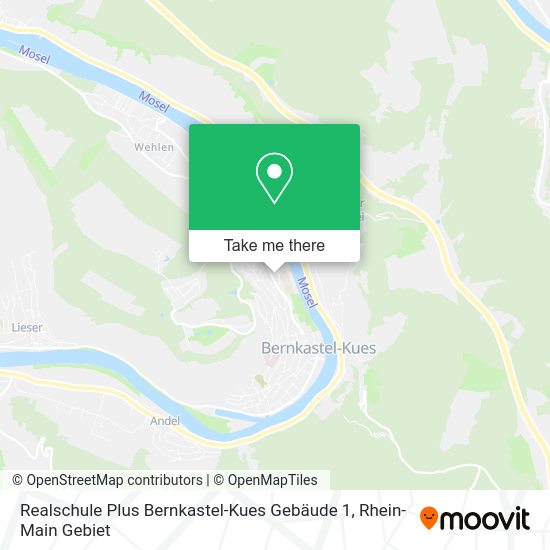 Карта Realschule Plus Bernkastel-Kues Gebäude 1