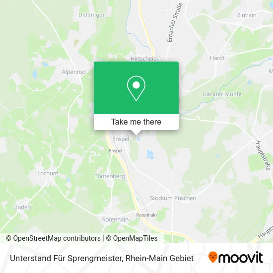 Карта Unterstand Für Sprengmeister