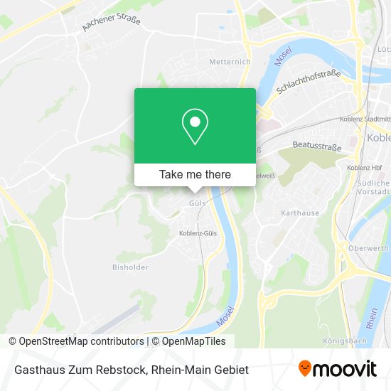 Карта Gasthaus Zum Rebstock