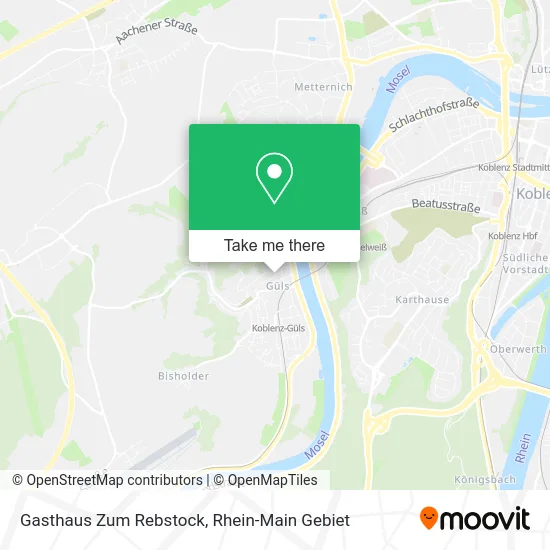 Карта Gasthaus Zum Rebstock