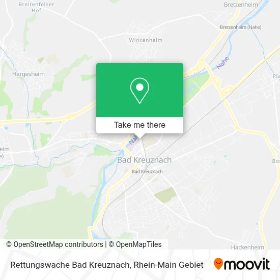 Rettungswache Bad Kreuznach map