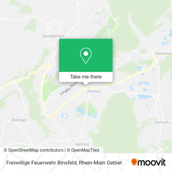 Карта Freiwillige Feuerwehr Binsfeld