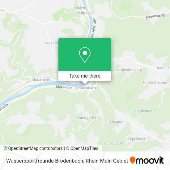 Карта Wassersportfreunde Brodenbach