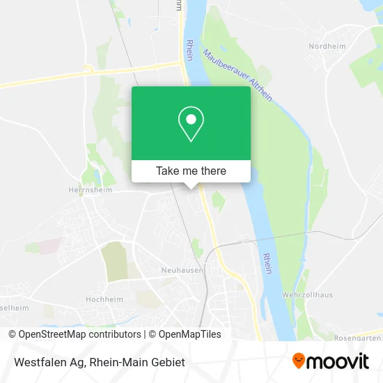 Карта Westfalen Ag