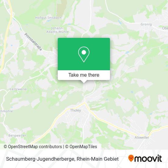 Карта Schaumberg-Jugendherberge