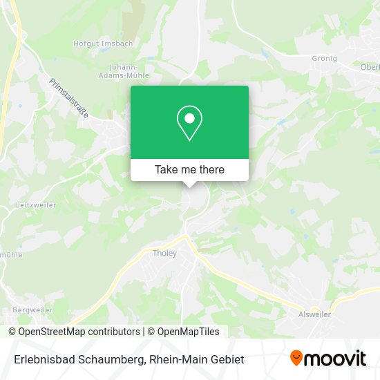 Карта Erlebnisbad Schaumberg