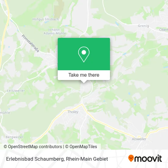 Карта Erlebnisbad Schaumberg