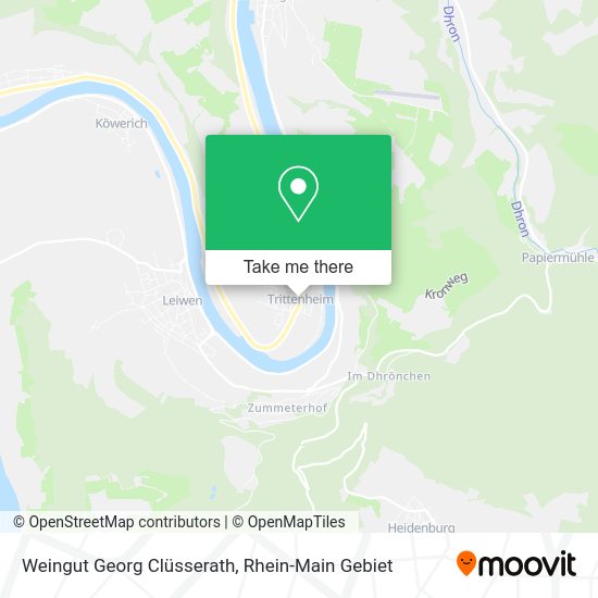 Карта Weingut Georg Clüsserath