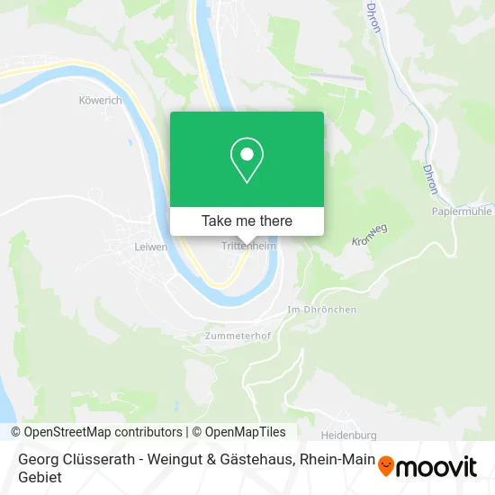 Карта Georg Clüsserath - Weingut & Gästehaus