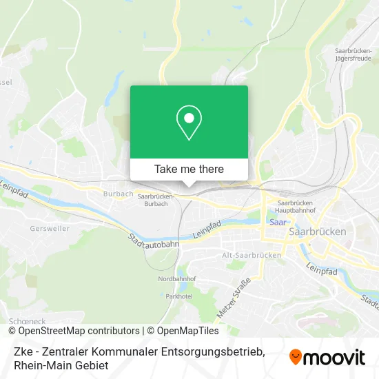 Карта Zke - Zentraler Kommunaler Entsorgungsbetrieb