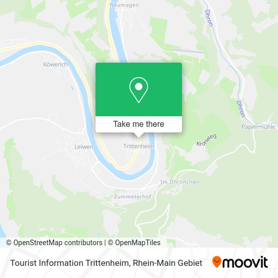 Карта Tourist Information Trittenheim
