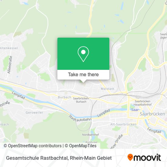 Карта Gesamtschule Rastbachtal