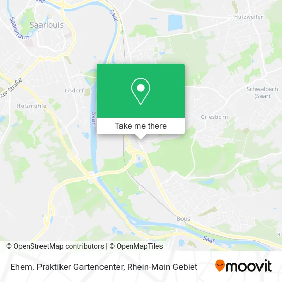 Карта Ehem. Praktiker Gartencenter