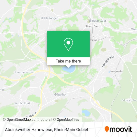 Карта Absinkweiher Hahnwiese
