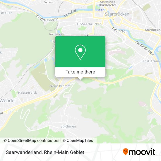 Карта Saarwanderland