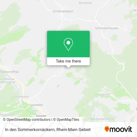 Карта In den Sommerkornäckern