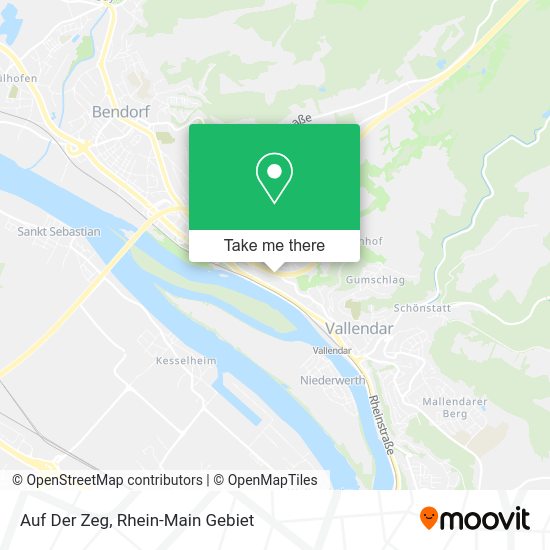 Карта Auf Der Zeg