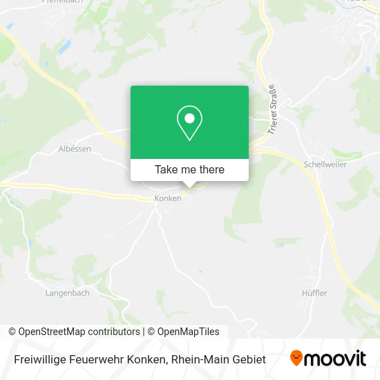 Карта Freiwillige Feuerwehr Konken