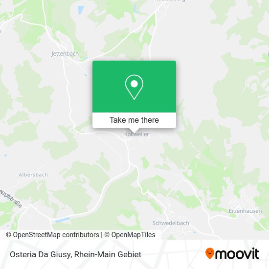 Карта Osteria Da Giusy