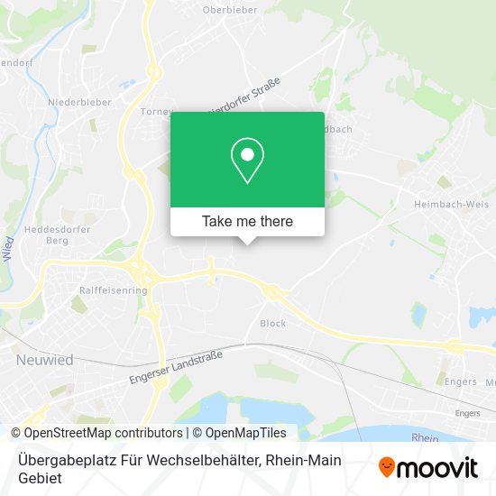 Карта Übergabeplatz Für Wechselbehälter