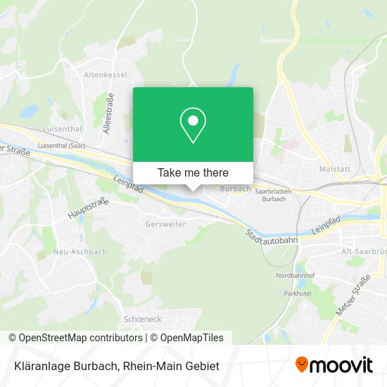Карта Kläranlage Burbach