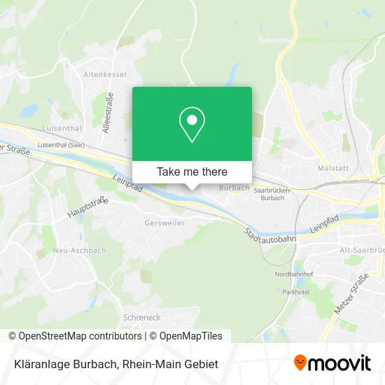 Карта Kläranlage Burbach