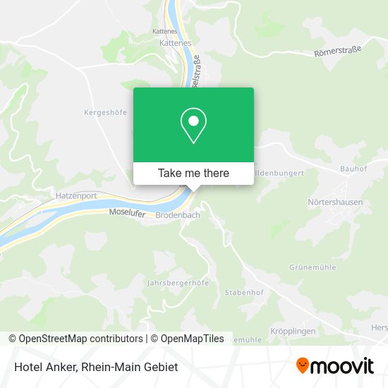 Карта Hotel Anker