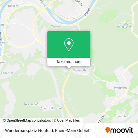 Карта Wanderparkplatz Neufeld