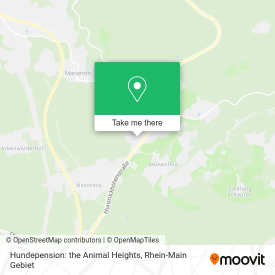 Карта Hundepension: the Animal Heights
