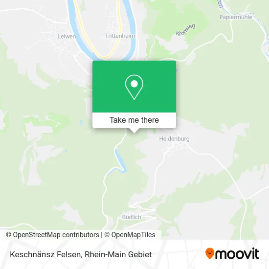 Карта Keschnänsz Felsen