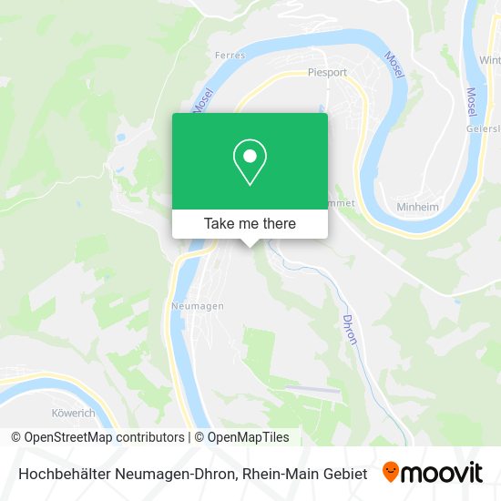 Карта Hochbehälter Neumagen-Dhron