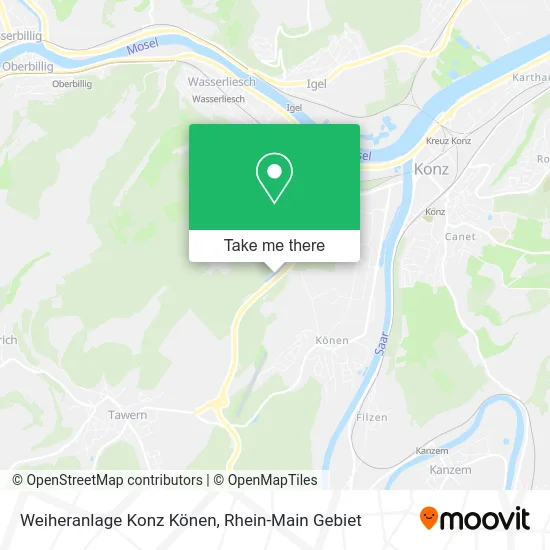 Карта Weiheranlage Konz Könen