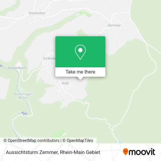 Карта Aussichtsturm Zemmer