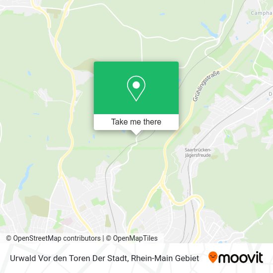 Карта Urwald Vor den Toren Der Stadt