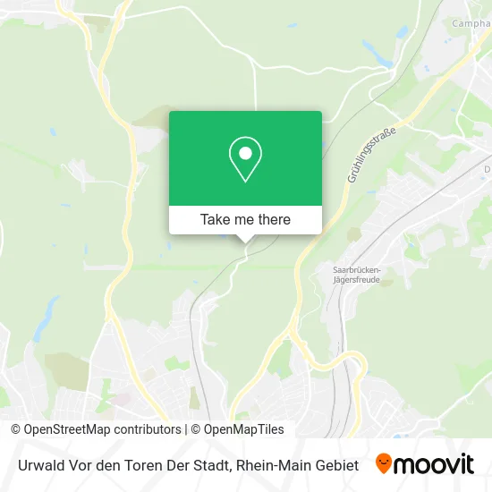 Карта Urwald Vor den Toren Der Stadt