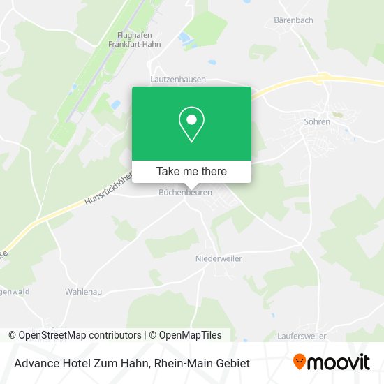 Карта Advance Hotel Zum Hahn