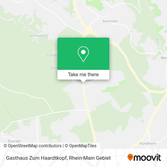 Карта Gasthaus Zum Haardtkopf