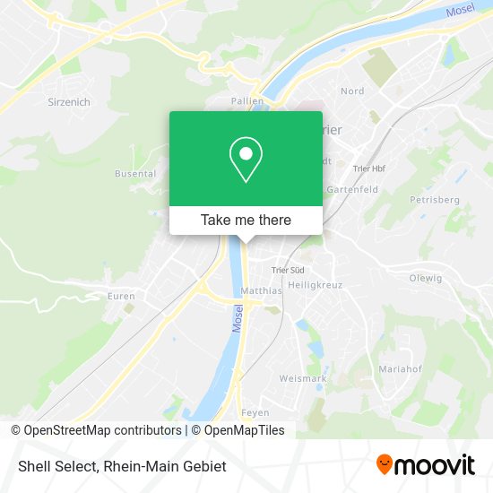 Shell Select map