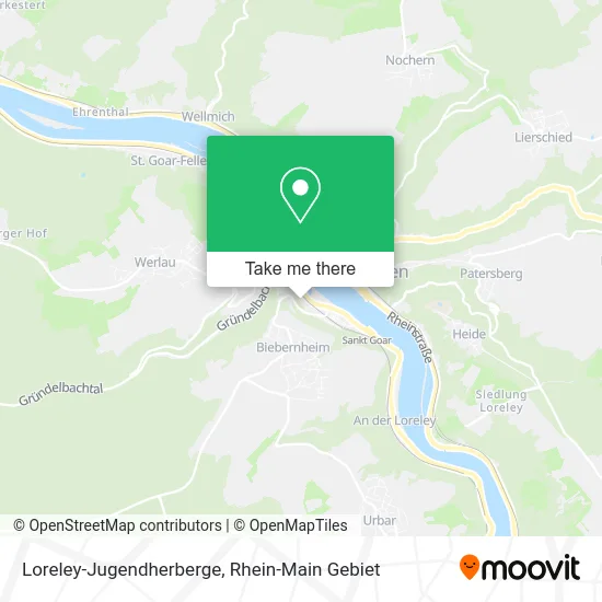 Карта Loreley-Jugendherberge