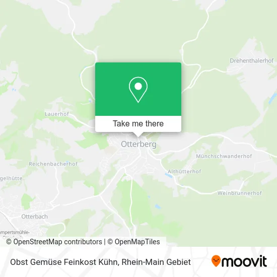 Карта Obst Gemüse Feinkost Kühn