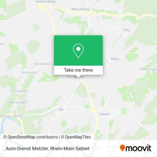 Карта Auto-Dienst Metzler