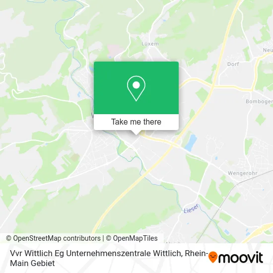 Карта Vvr Wittlich Eg Unternehmenszentrale Wittlich
