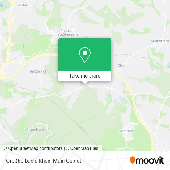 Карта Großholbach