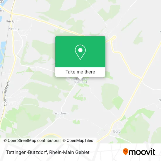 Карта Tettingen-Butzdorf